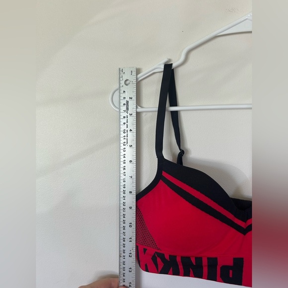 PINK Cool And Comfy Red Bra Medium - Picture 3 of 6